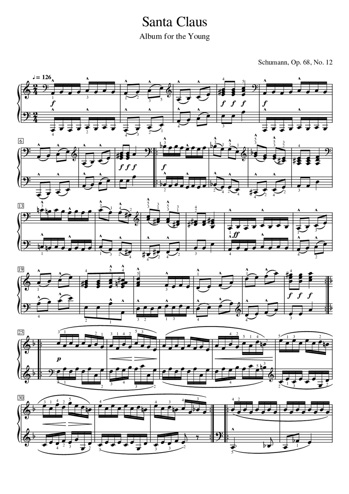 Album für die Jugend Op.68 - Page 1