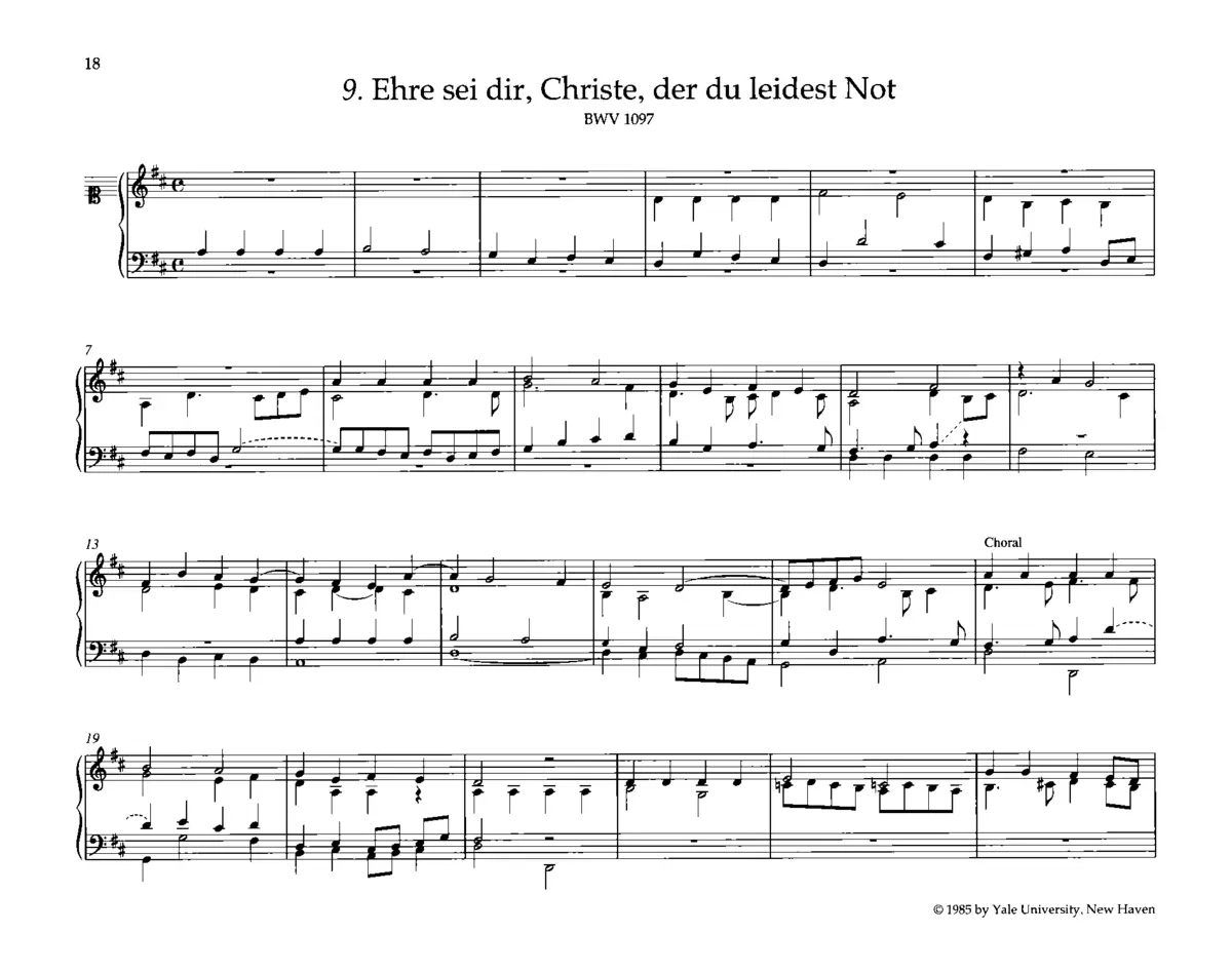 Ehre sei dir Christe, der du leidest Not - Page 1