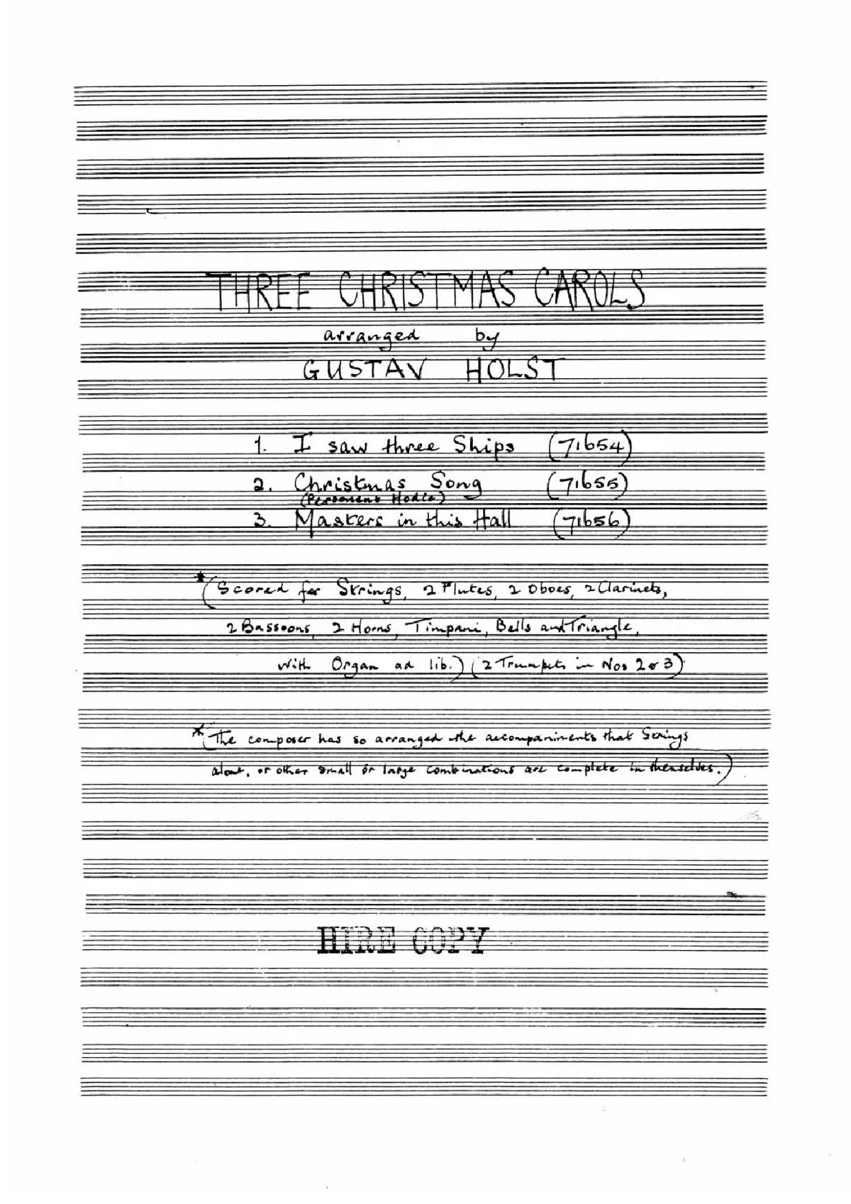 Three Christmas Carols - Page 1