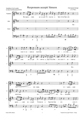 Responsum accepit Simeon