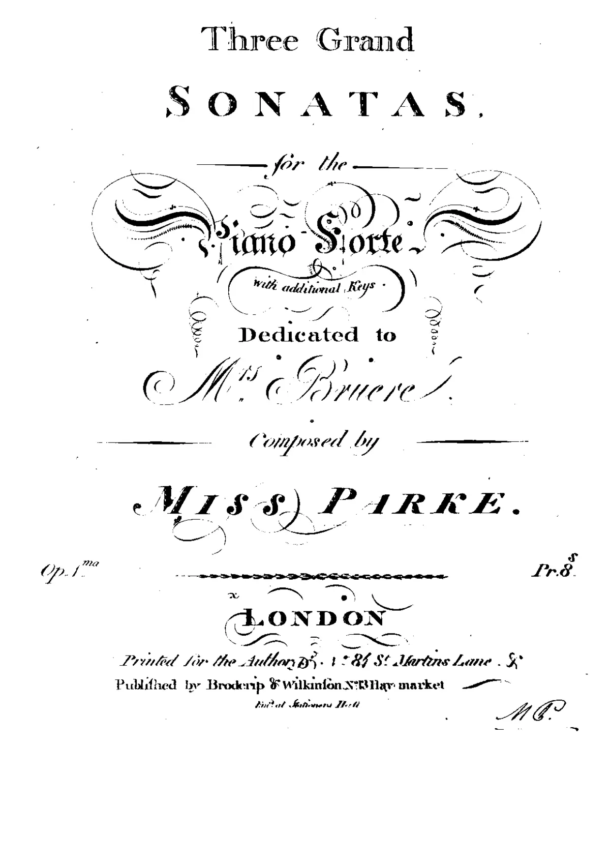 3 Piano Sonatas - Page 1