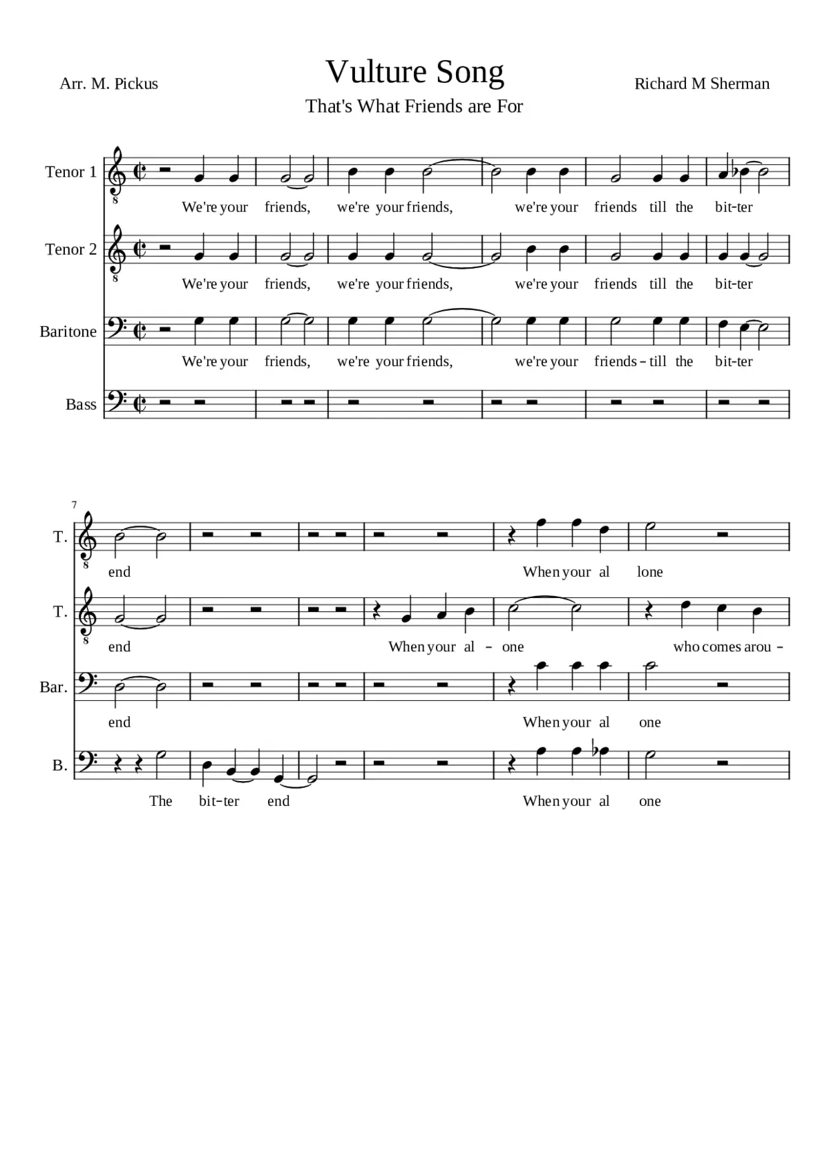 the jungle book - thats what friends are for - Page 1