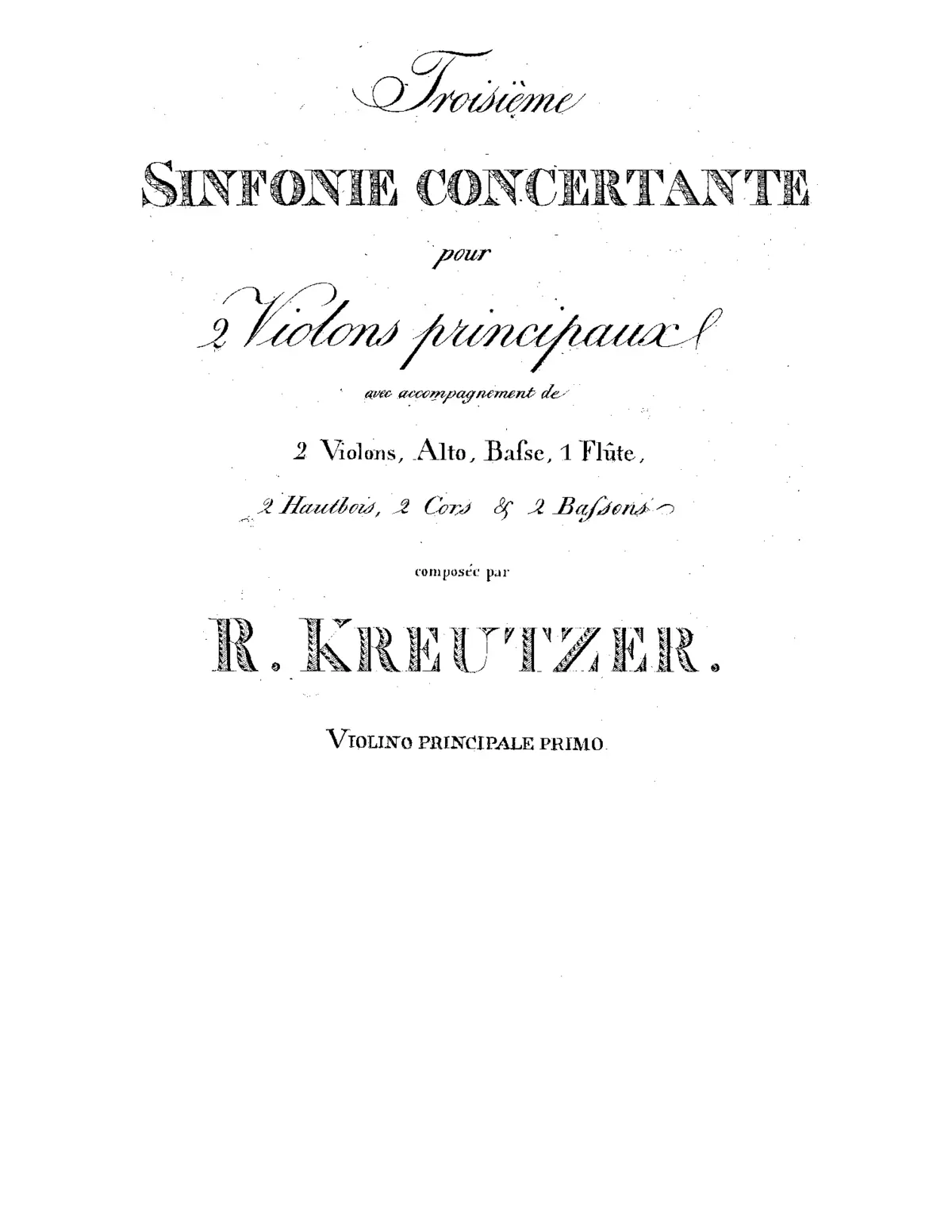 3 Sinfonie concertante - Page 1