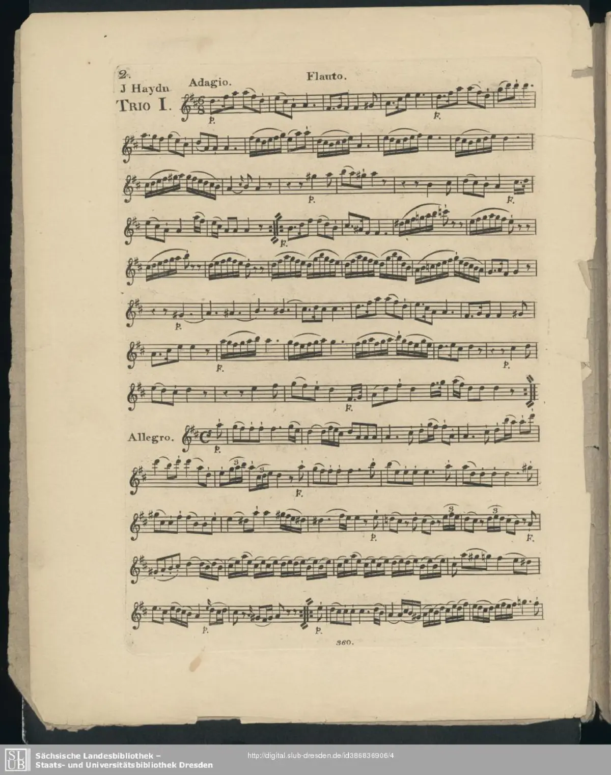 Baryton Trio in C major - Page 1