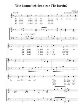 Wie komm' ich denn zur Tür herein?, WoO 33, No. 34
