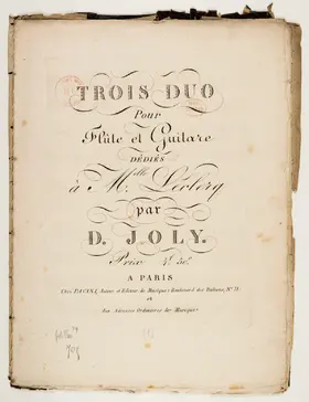 3 Duo pour Flûte et Guitare