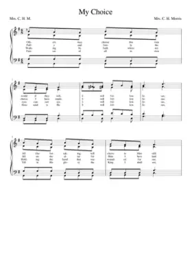 Others may choose this vain world if they will (Morris)