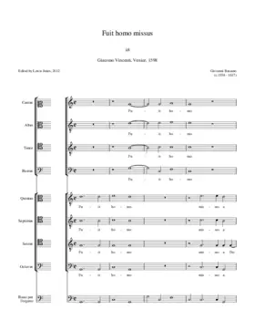 Fuit homo missus a 8