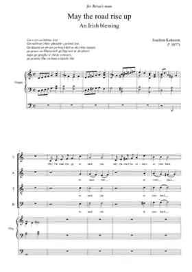 May the road rise up - An Irish blessing