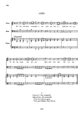 Sylvia, Now Your Scorn Give Over