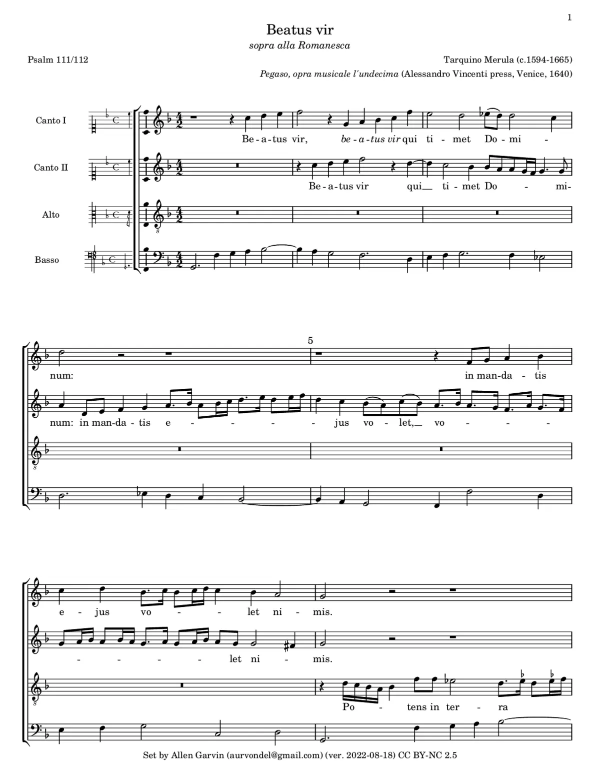 Beatus vir - Page 1