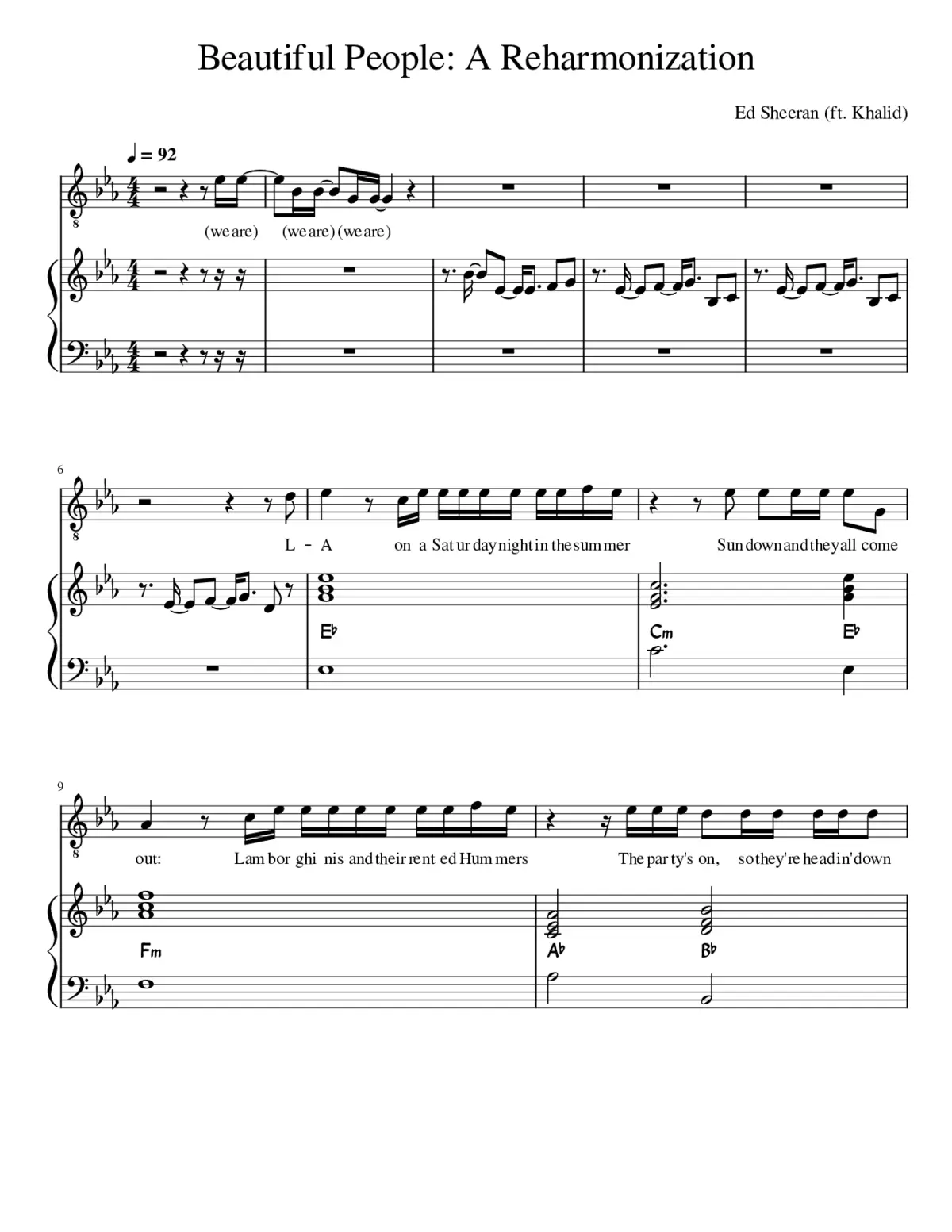 beautiful people - Page 1