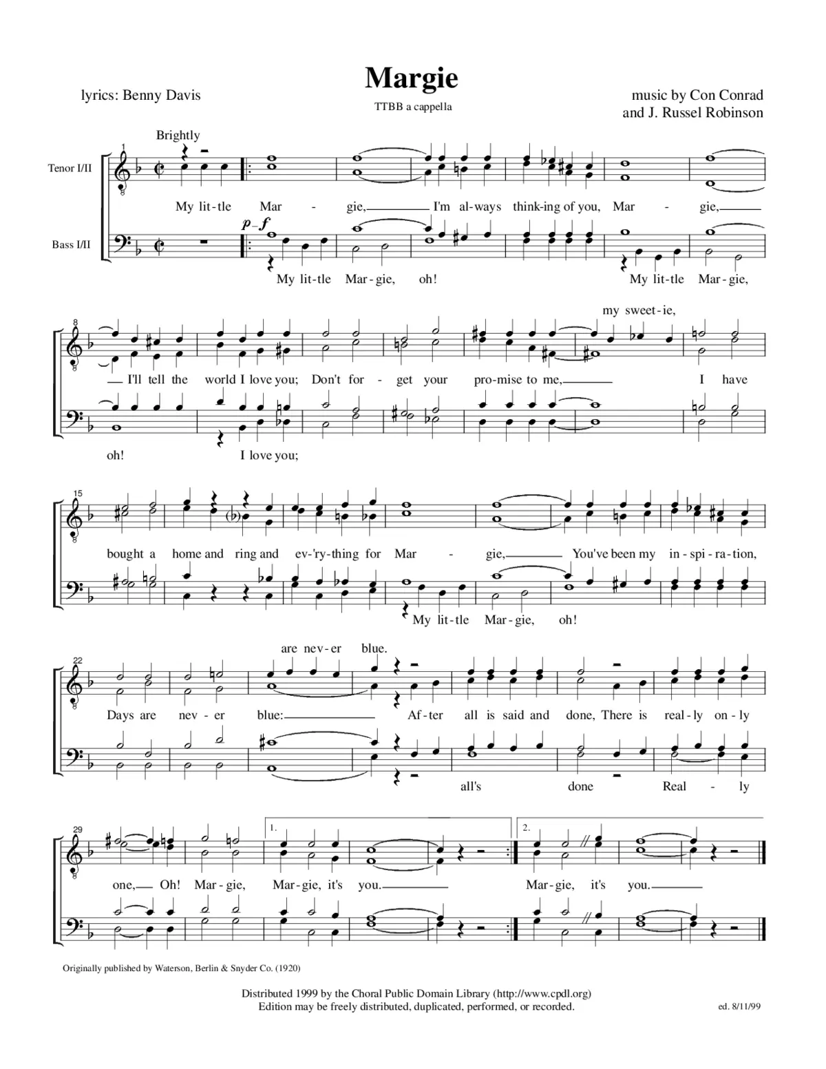 Margie - Page 1