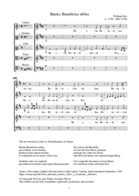 Beatus Benedictus abbas