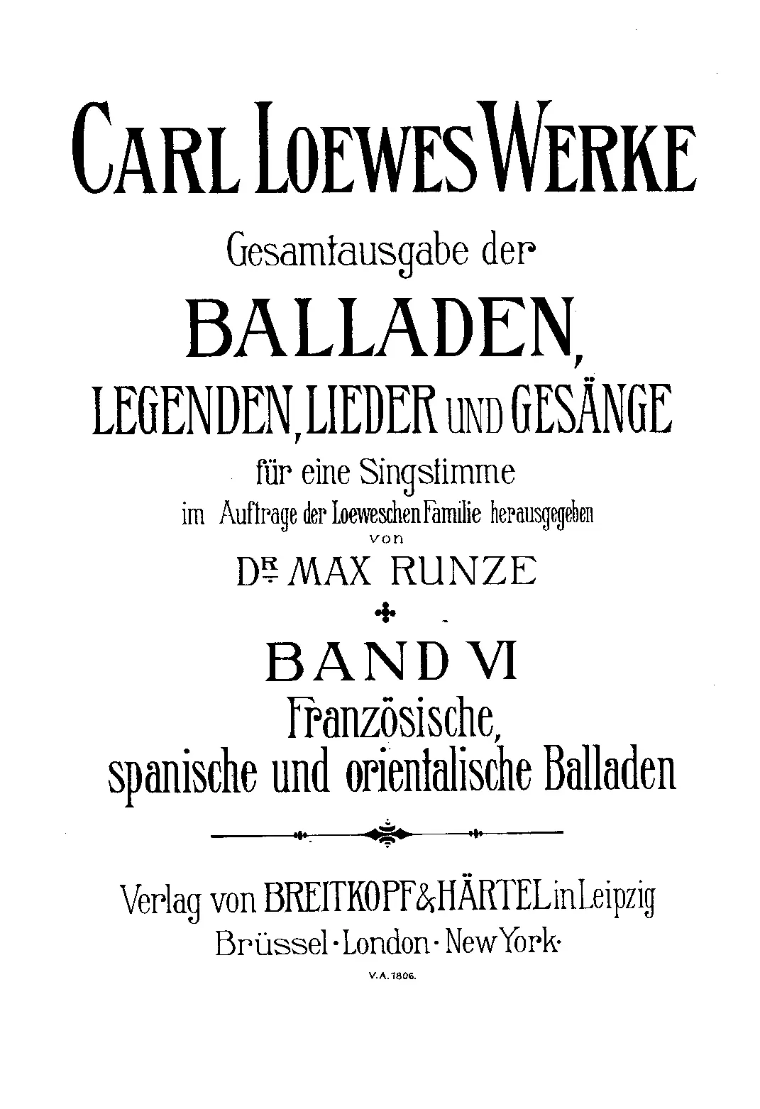 3 historische Balladen, Op.67 - Page 1