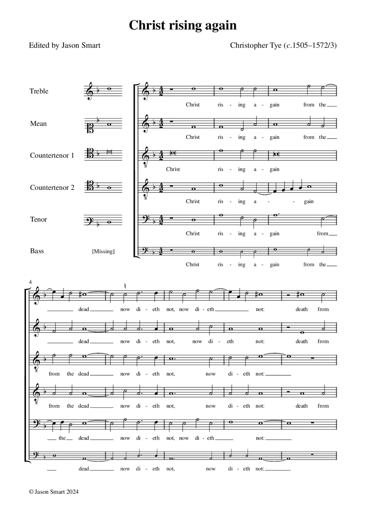 Christ rising again - Page 1