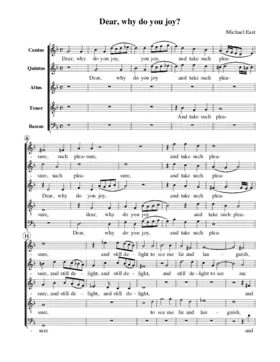 Dear, why do you joy?