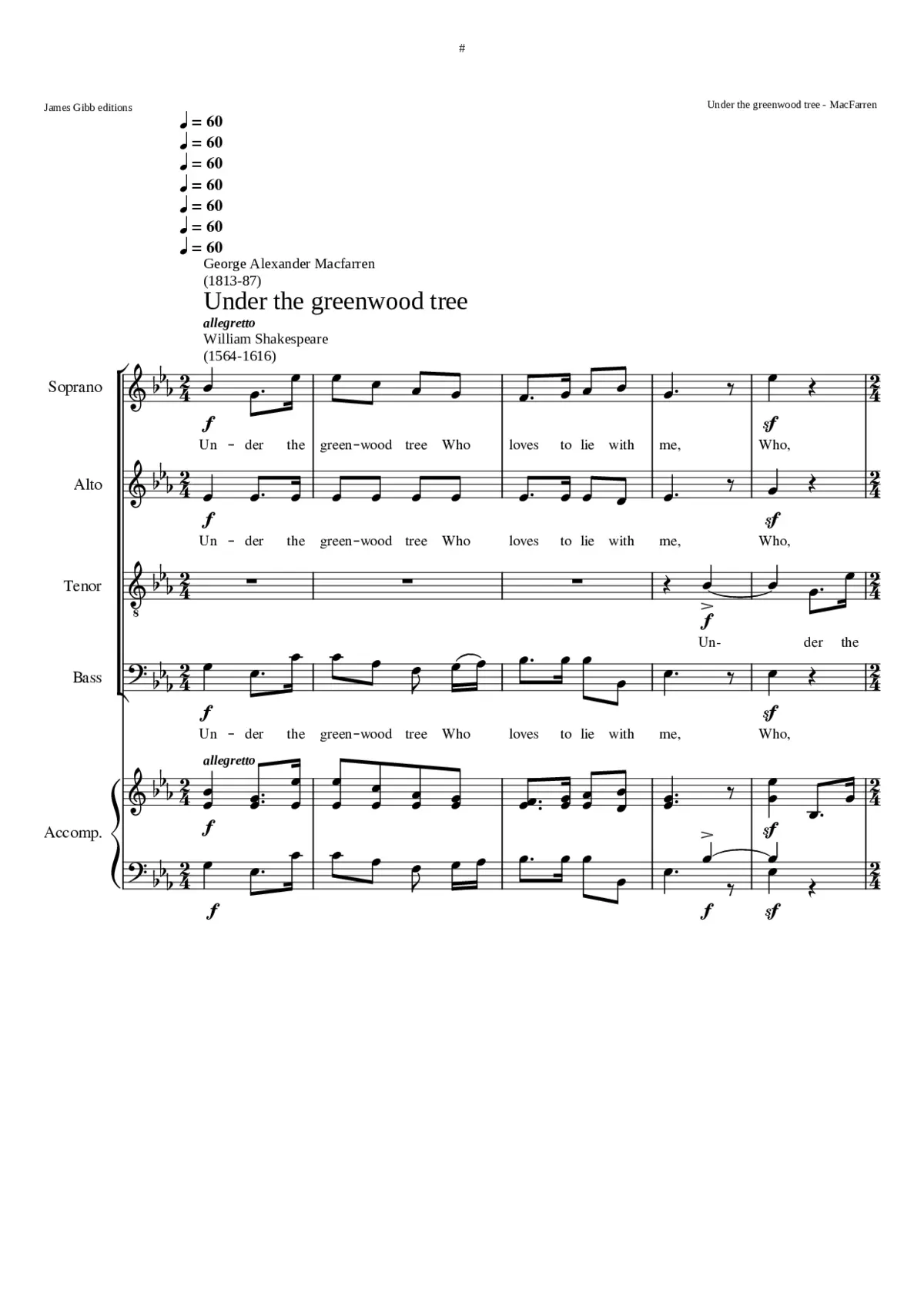 Under the greenwood tree - Page 1