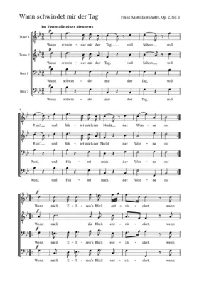 Wann schwindet mir der Tag