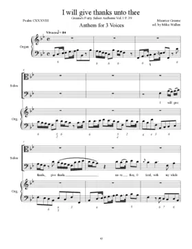 I will give thanks unto thee