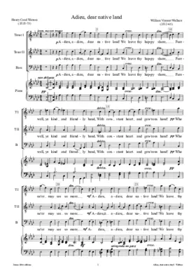 Adieu, dear native land