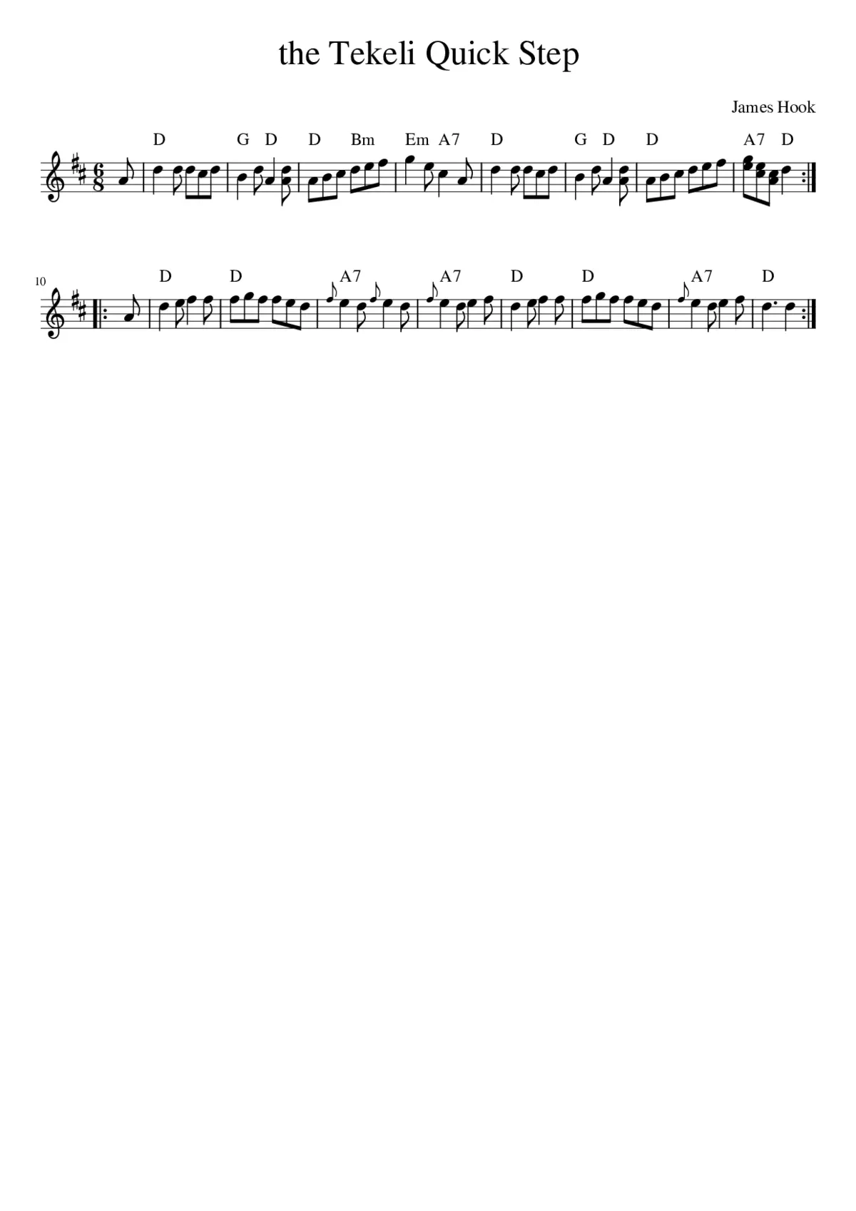 the Tekeli Quick Step - Page 1