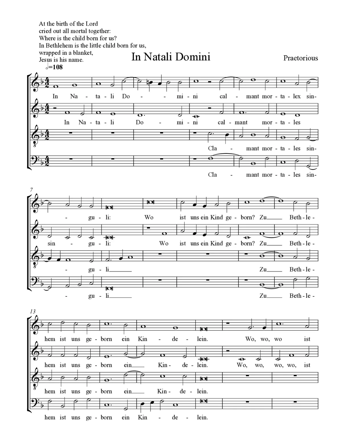 In natali Domini - Page 1