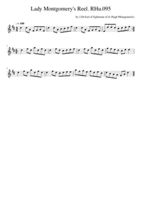 Lady Montgomery's Reel. RHu.095