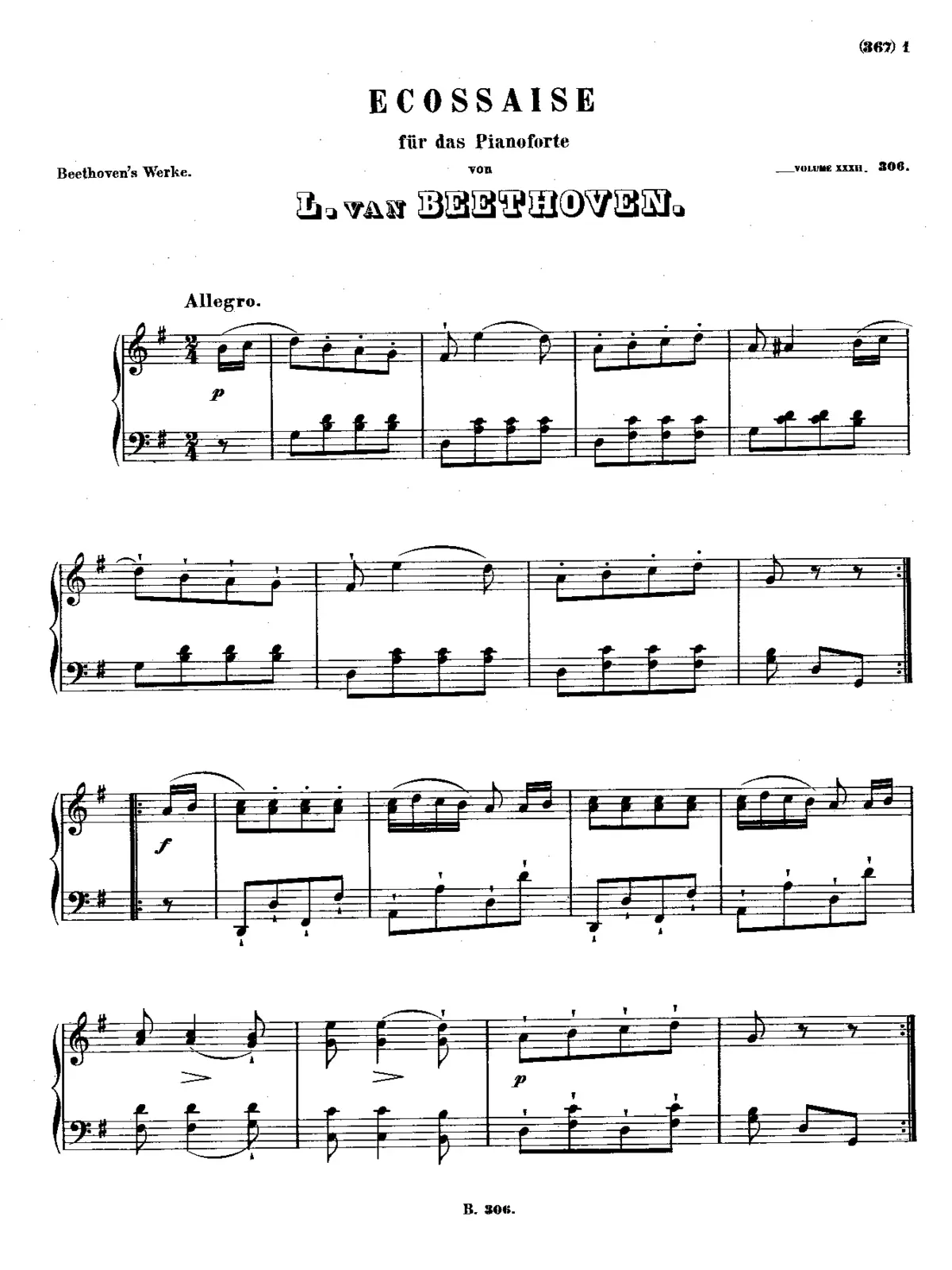 Ecossaise - Page 1