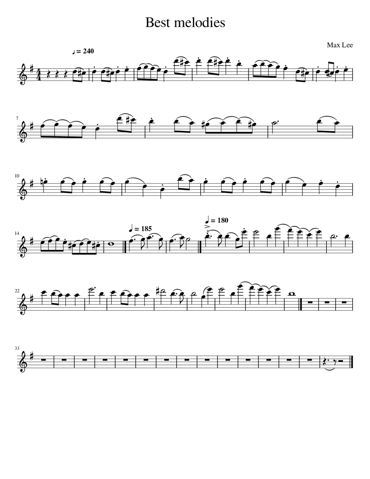 Baryton Trio in A major Hob.XI:2 - Page 1