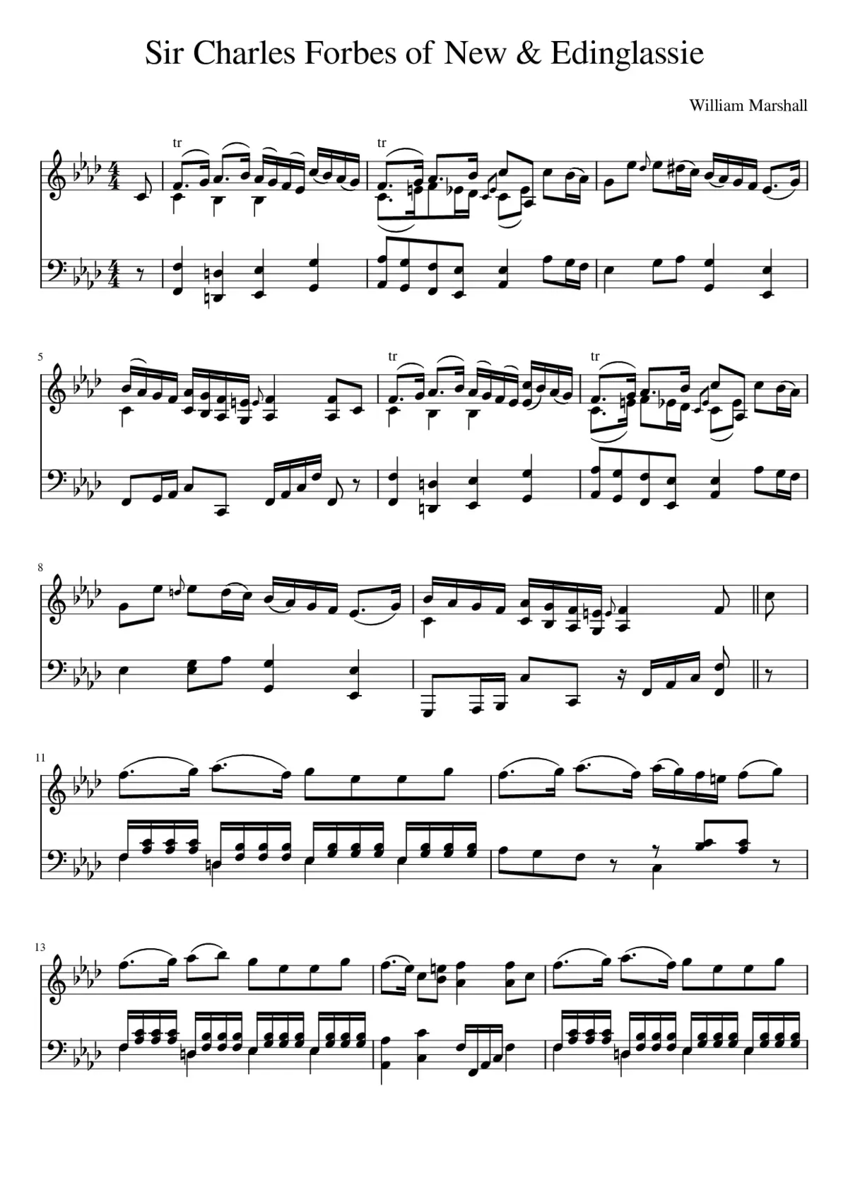 Sir Charles Forbes of New & Edinglassie - Page 1