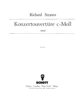 Concert Overture in C minor