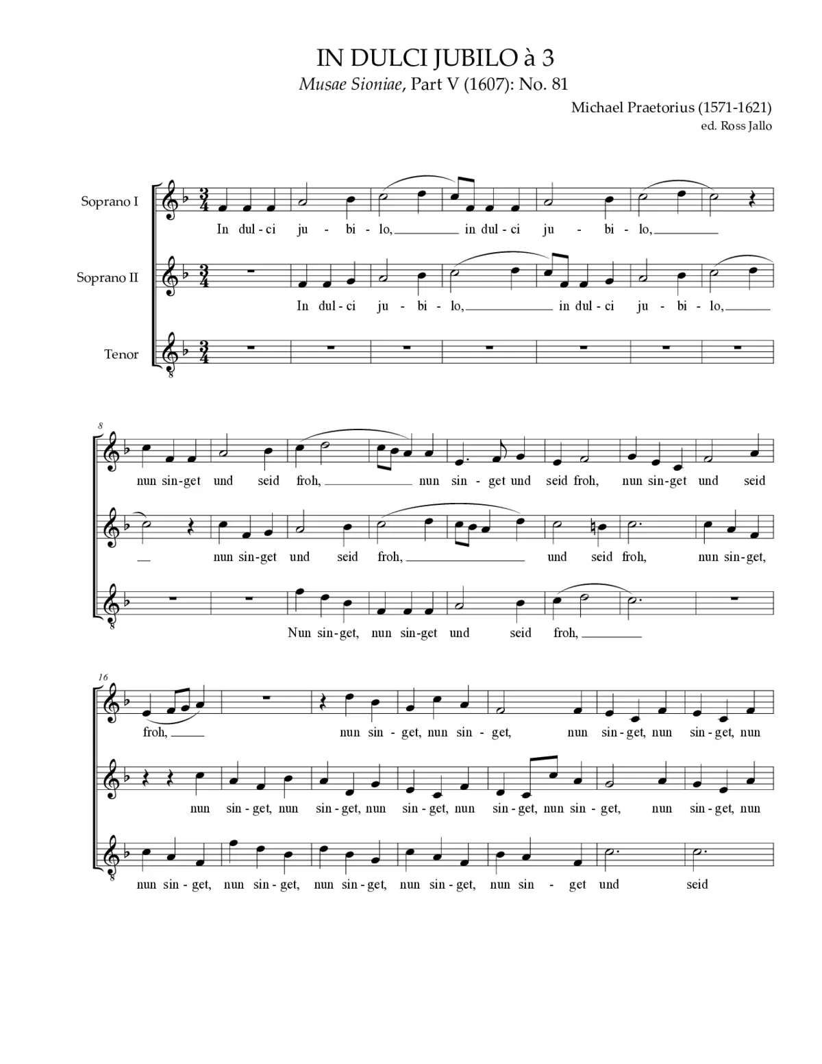 In dulci jubilo IV - Page 1