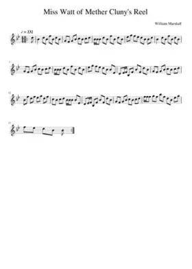 Miss Watt of Mether Cluny's Reel