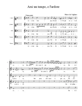 Arsi un tempo, e l'ardore