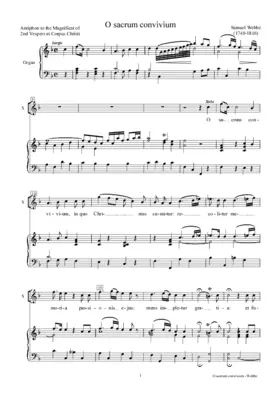 O sacrum convivium (verse anthem)