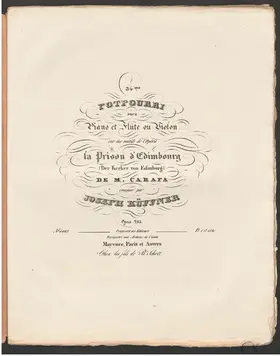 Potpourri for Flute or Violin and Piano No.34