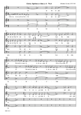 Gloria: Spiritus et Alme a 4