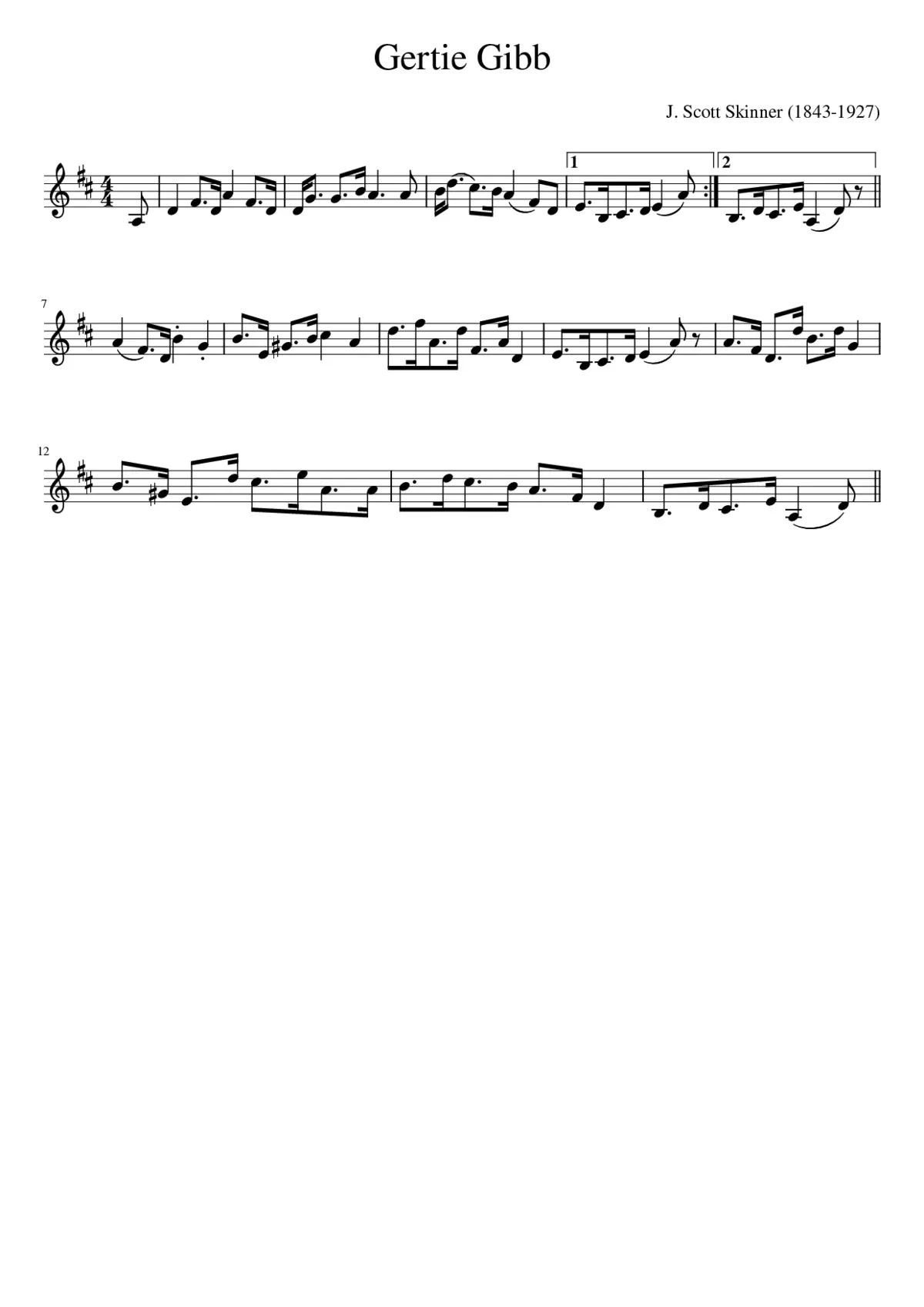 Gertie Gibb - Page 1