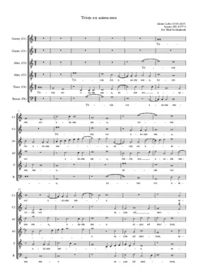 Tristis est anima mea