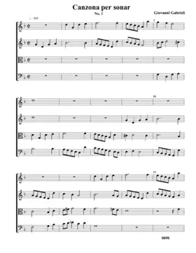 Canzon I 'La Spiritata'