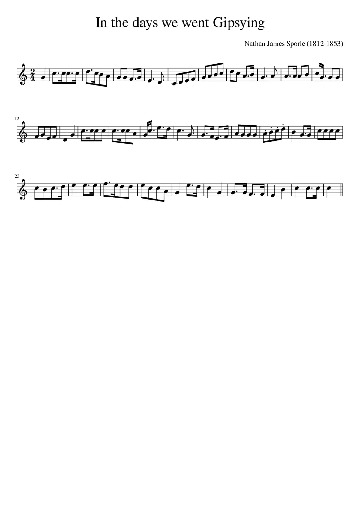 In the days we went Gipsying - Page 1