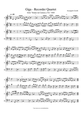 Giga Sonate da Camera a Tre