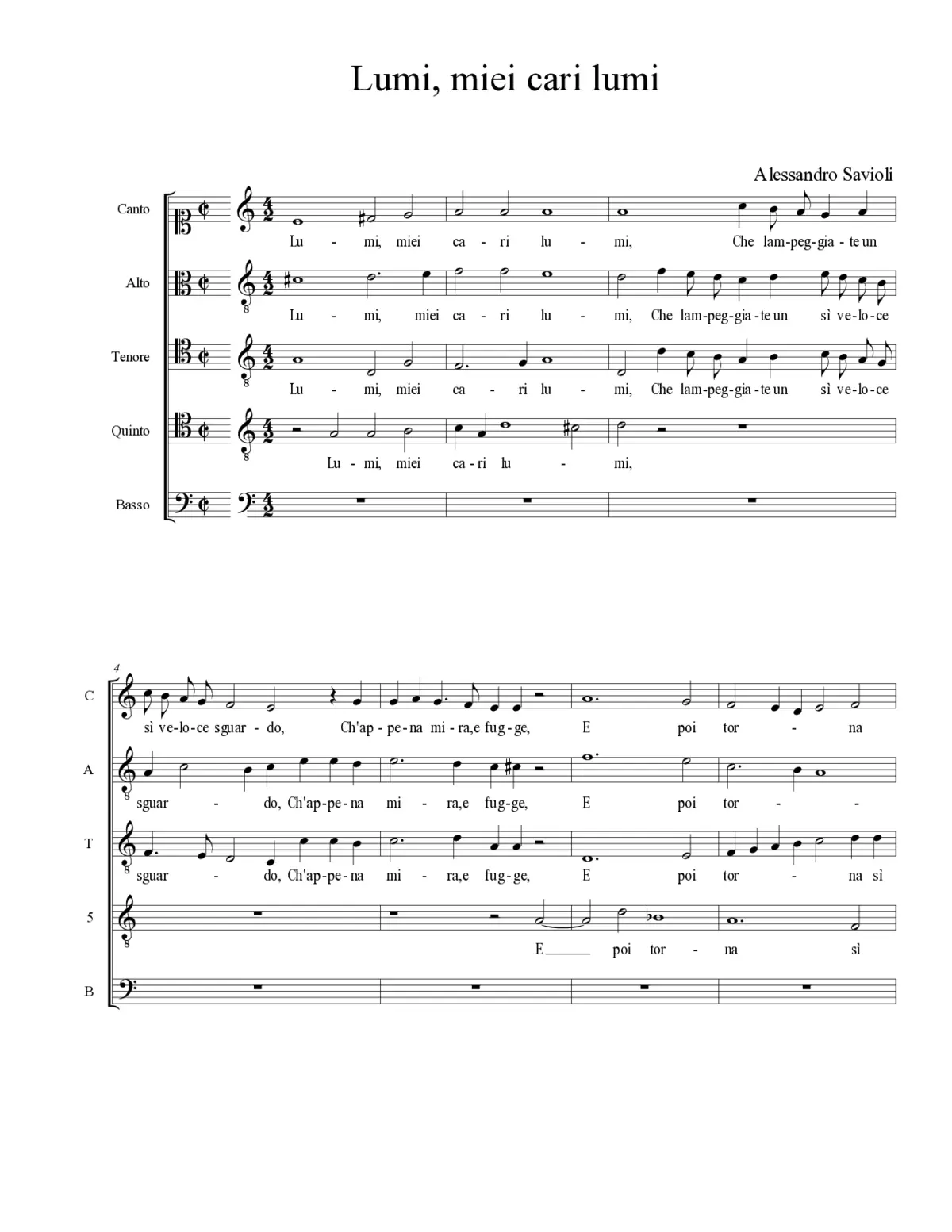Lumi, miei cari lumi - Page 1