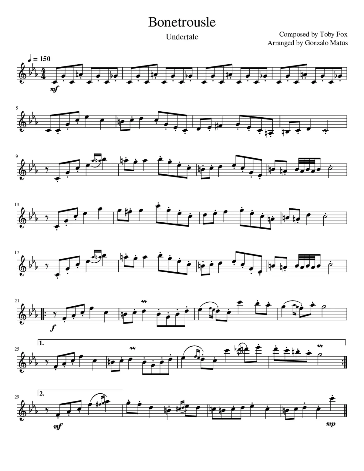 Bonetrousle - Page 1