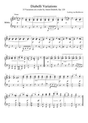 Veränderungen über einen Walzer Op.120