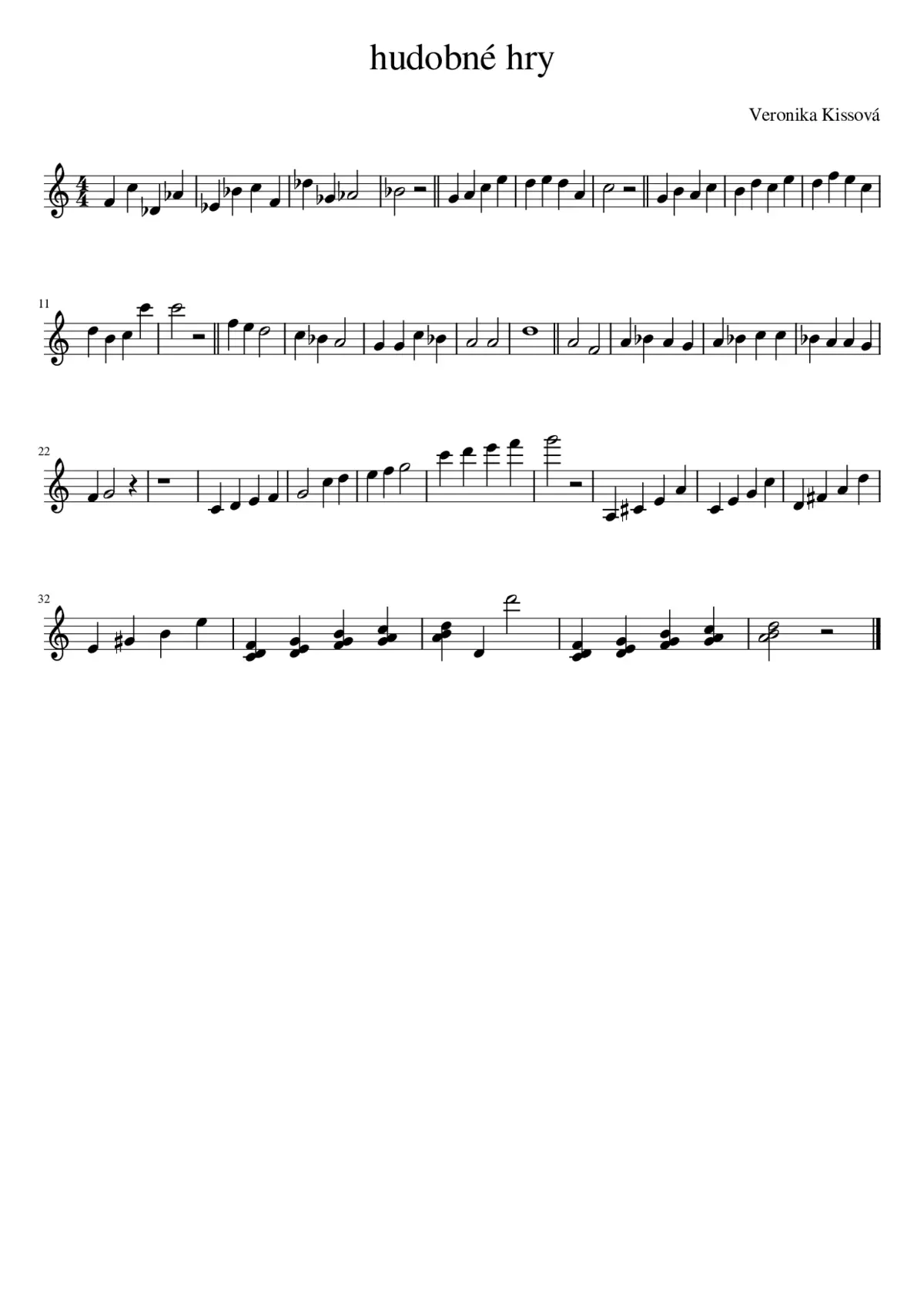 hudobné hry - Page 1