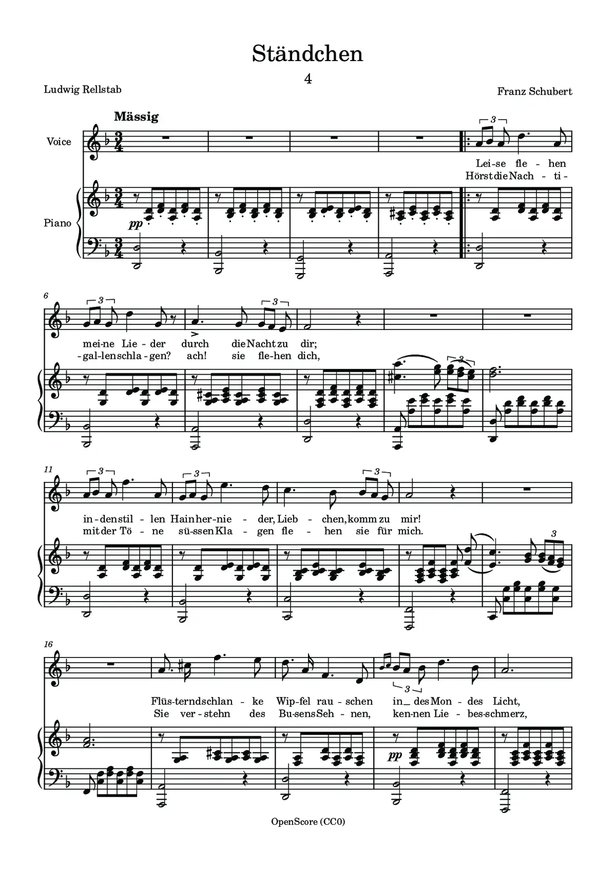 Ständchen - Page 1