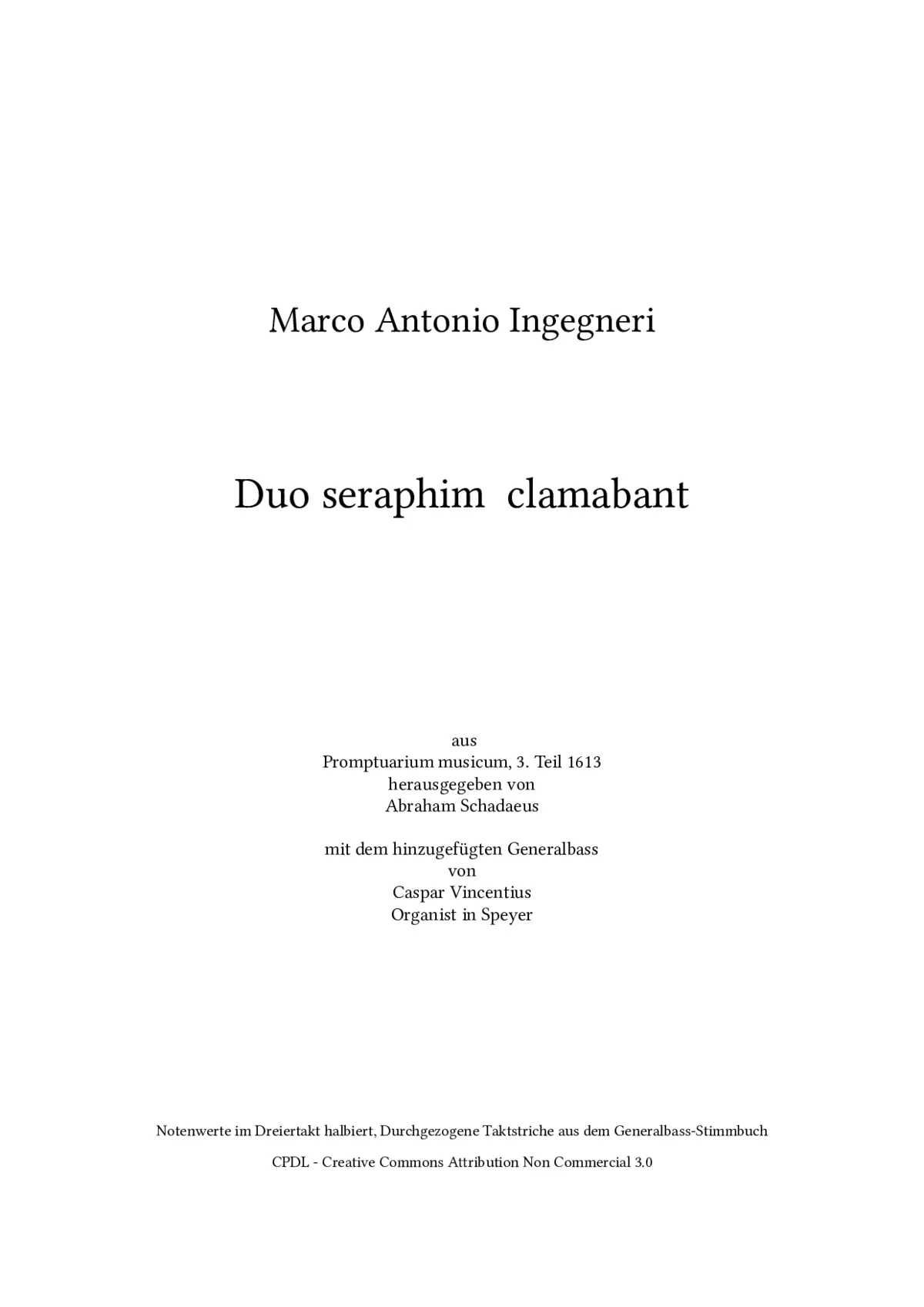 Duo seraphim clamabant - Page 1