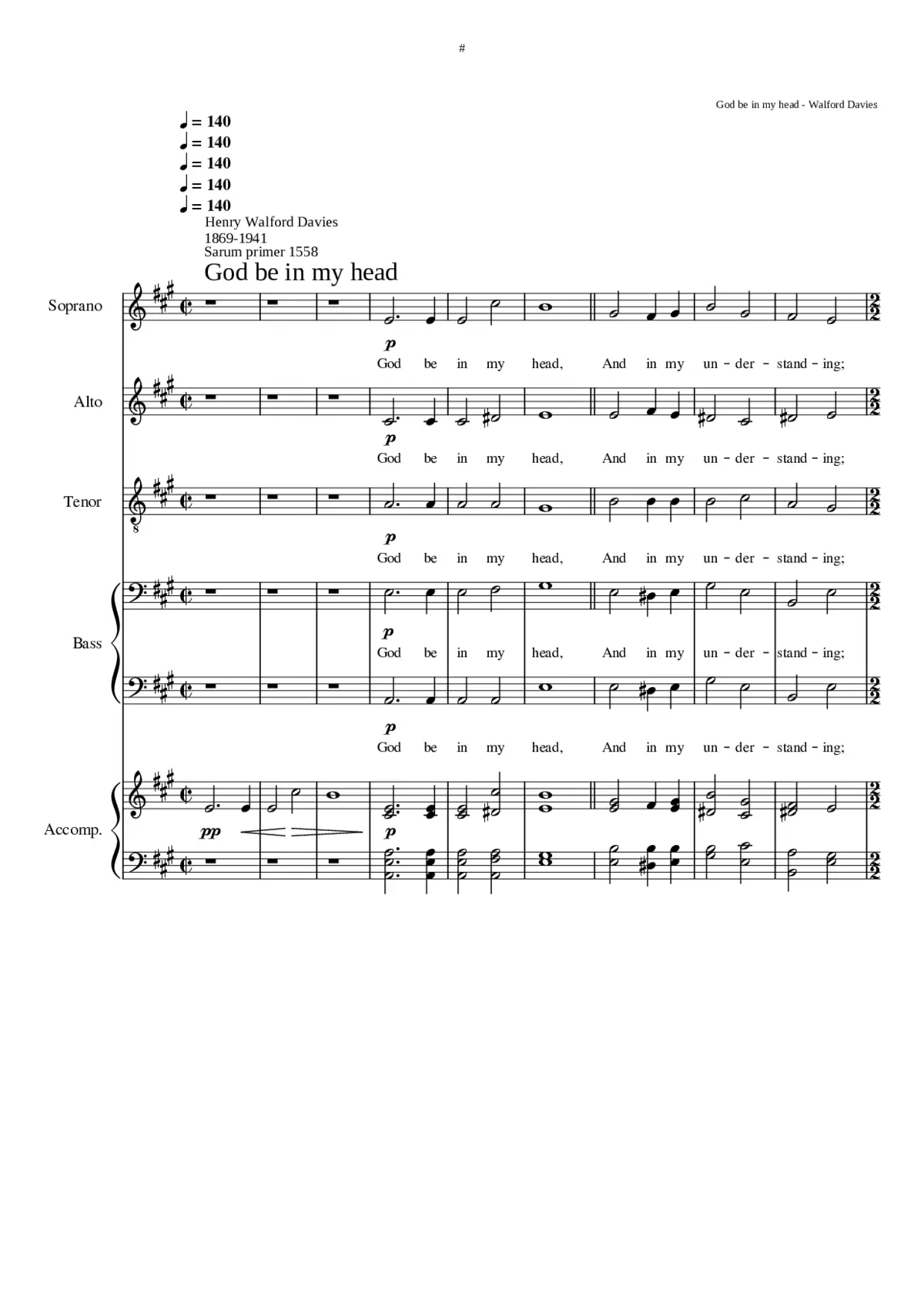 God be in my head - Page 1